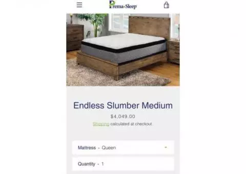 Prema Sleep Endless Slumber Queen Size Mattress